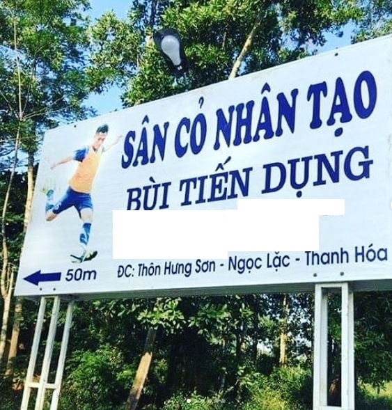 bui tien dung mo san bong da anh 1