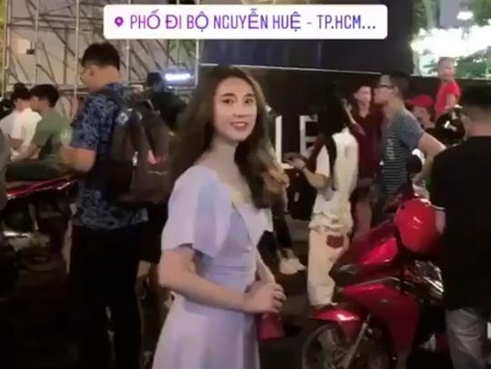Ban gai Duy Manh, nguoi yeu tin don cua Tien Dung khoe anh 'di bao' hinh anh