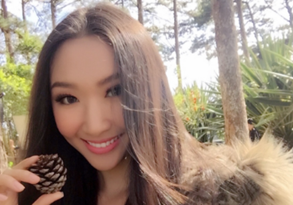 Hoa khoi DH Hutech cao 1,75 m, gianh nhieu giai thuong ve nguoi mau hinh anh