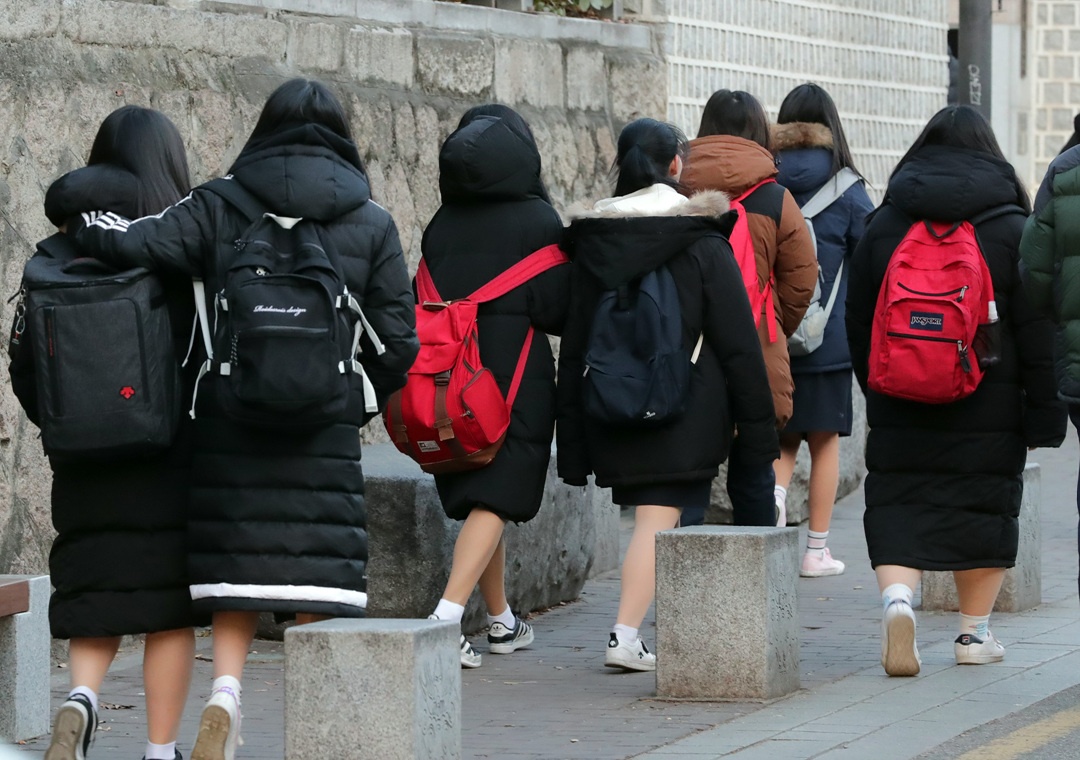 giới trẻ Hàn Quốc mặc áo phao dài ảnh 3 gioi tre Han Quoc mac ao phao dai anh 3