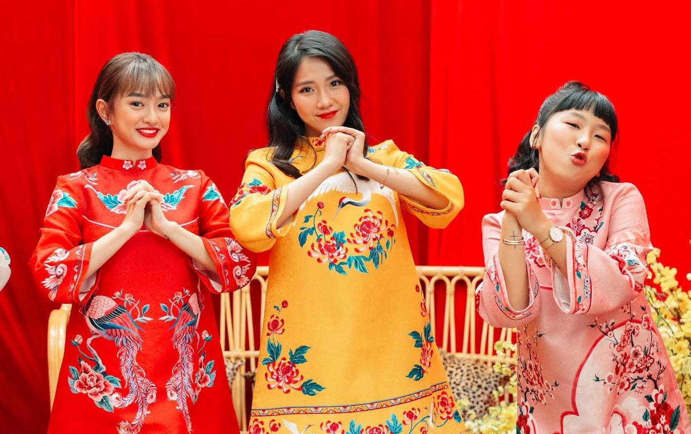 Kaity, Trinh Xiu, Trang Hy 'dinh nhau nhu sam' tu Tet den Valentine hinh anh