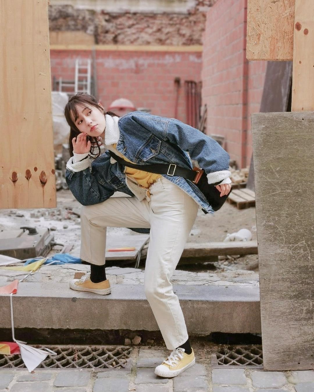 hot girl Pimtha du lich anh 4