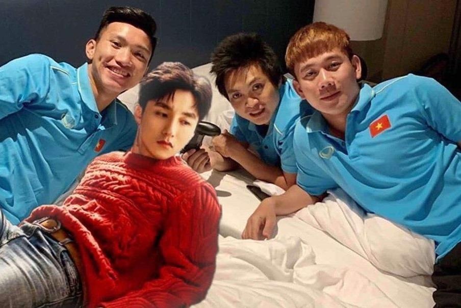 Minh Vuong hop mat team Thai Binh, fan 'lay loi' ghep ca Son Tung M-TP hinh anh