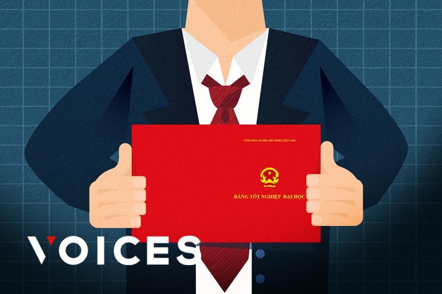 Ai cho nguoi tre buong bo ky thi DH khi nguoi lon con trong bang cap hinh anh