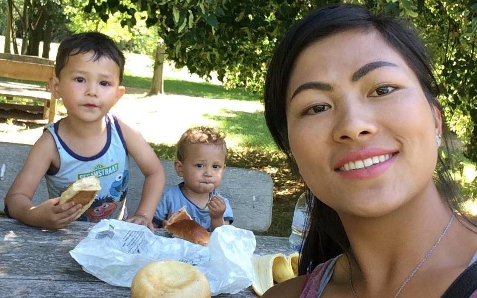 Lo Thi Mai chia se ve chuyen ly hon chong, song mot minh o Bi hinh anh