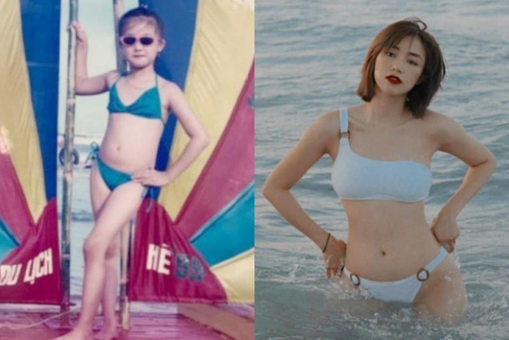Hot girl Salim khoe anh dien bikini hai manh sau 20 nam hinh anh
