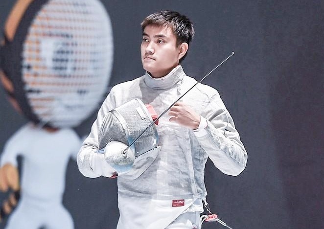 Vua gianh HCV SEA Games 30, hot boy dau kiem don con trai dau long hinh anh