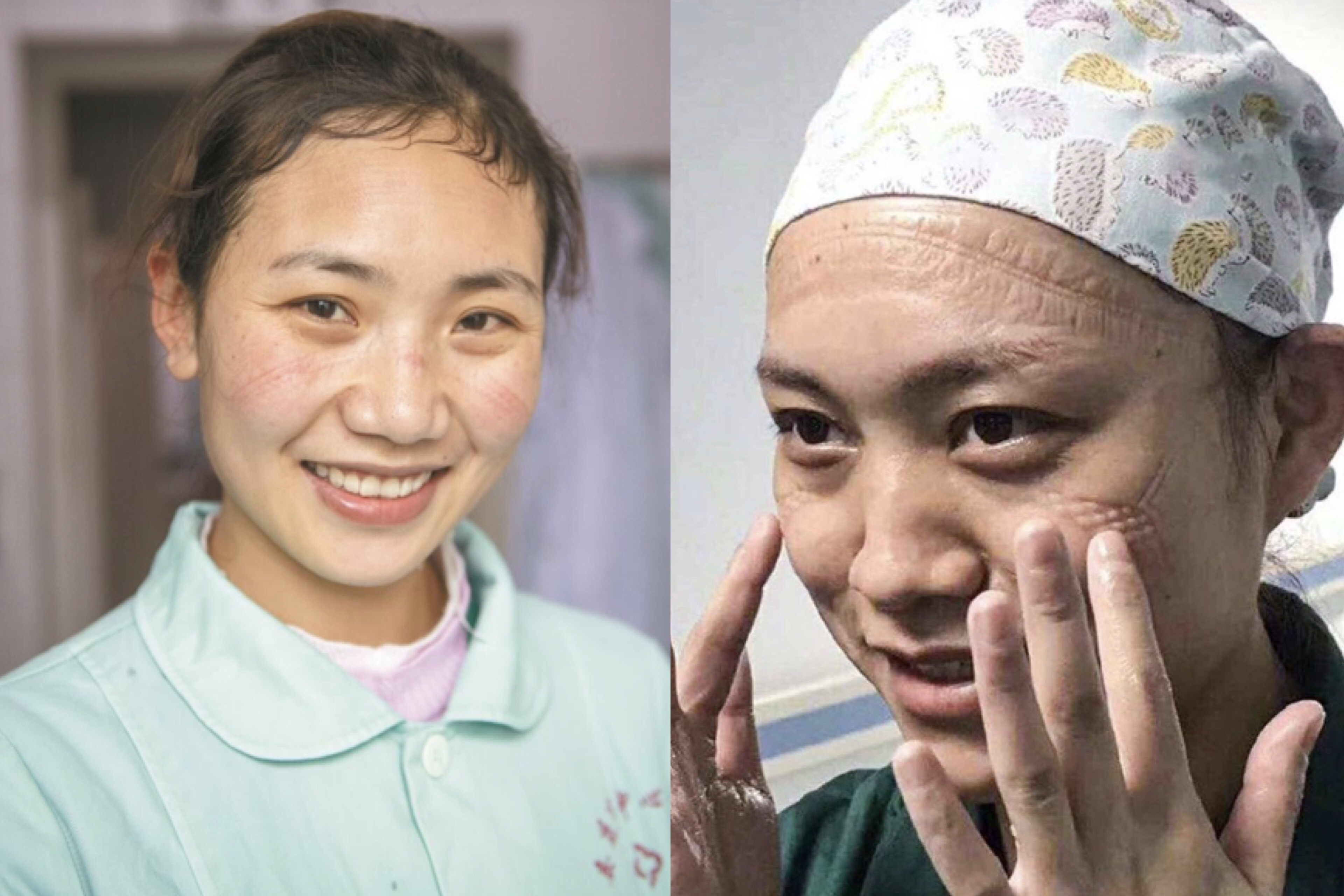 Buc tranh ve tay tai hien cuoc chien chong corona cua bac si o Vu Han hinh anh