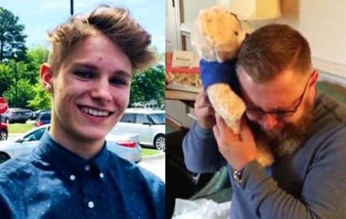 Cha bat khoc khi nghe nhip tim con trai da mat tu nguoi nhan tang hinh anh