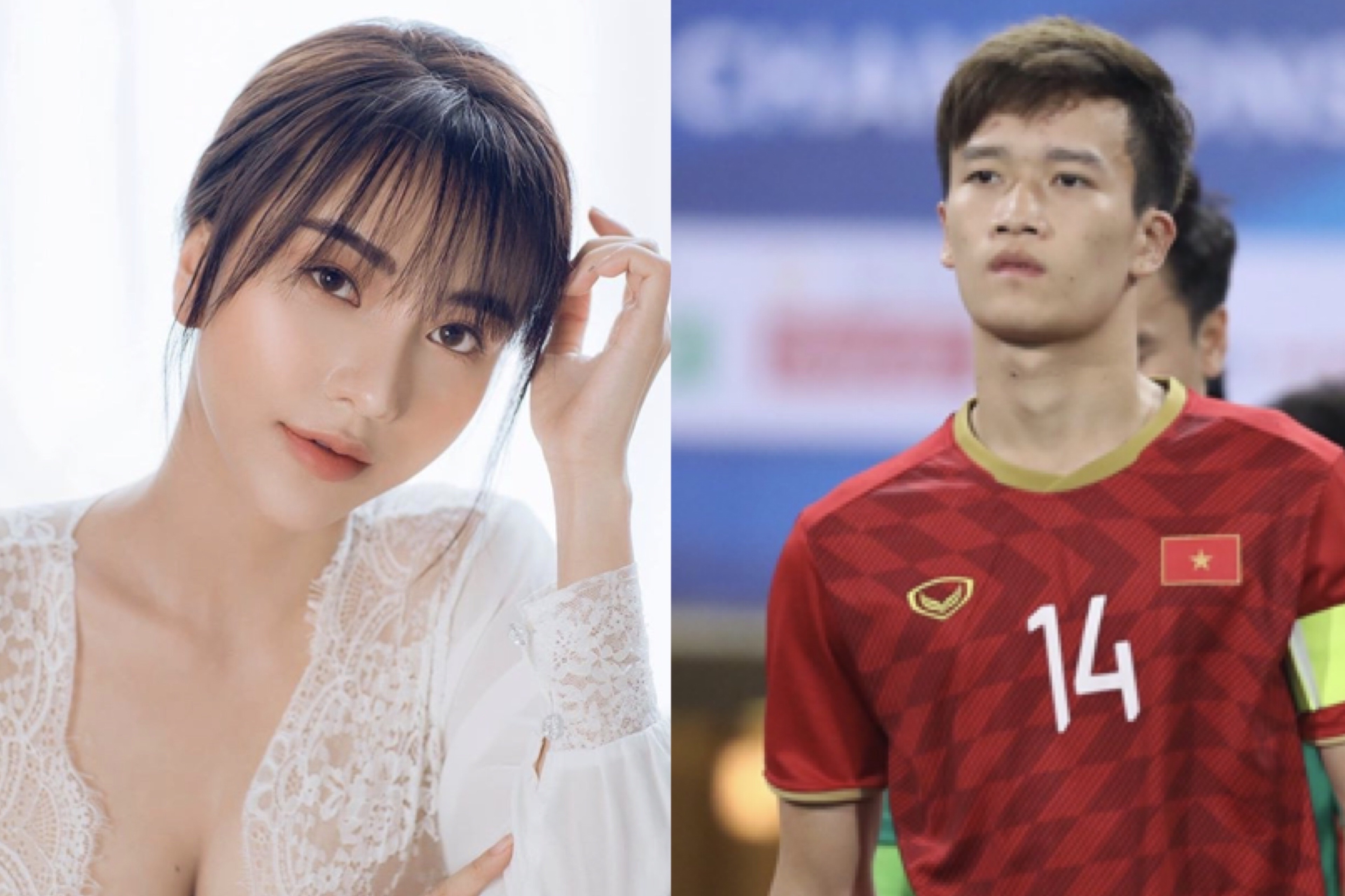 Ban gai cau thu Hoang Duc goi cam trong anh mung sinh nhat hinh anh