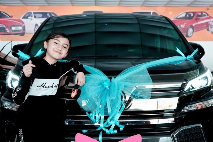 Vlogger 12 tuoi tu mua xe hoi, cha me bi chi trich hinh anh