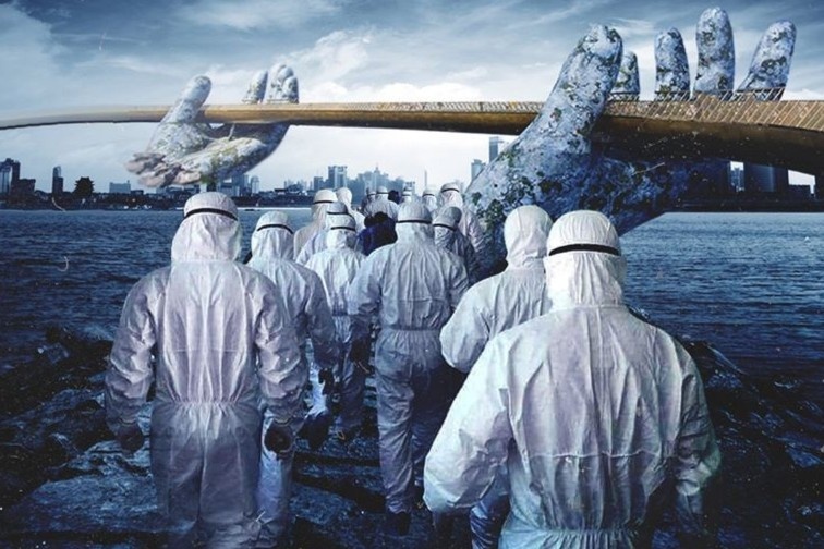 'Binh yen roi se tro lai' - dan mang ve tranh co vu Da Nang chong dich hinh anh