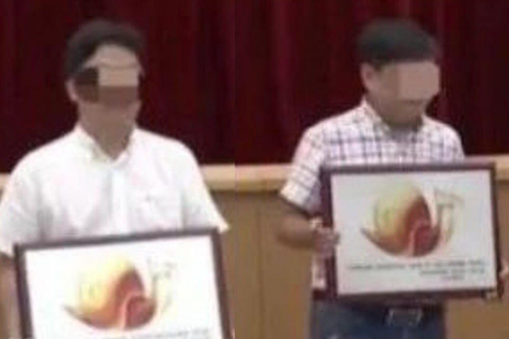 Giai thuong luoi bieng o Trung Quoc hinh anh