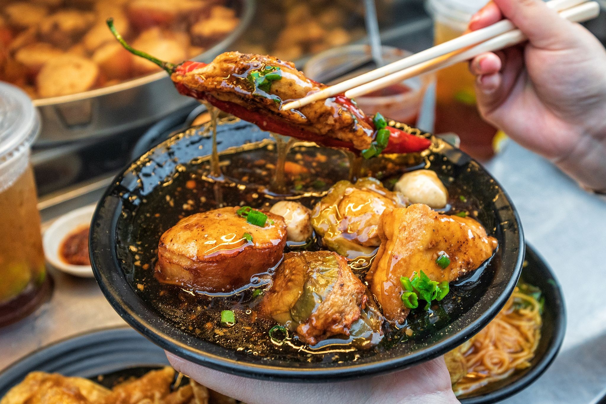 quan an hut khach nho ten la anh 5