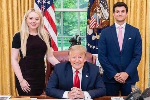 Cuoc song xa hoa cua Tiffany Trump va chong chua cuoi hinh anh