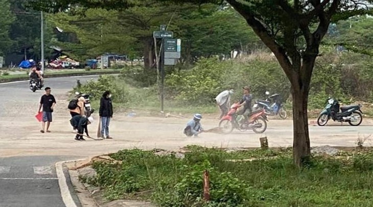 sinh vien tphcm quet don duong anh 1