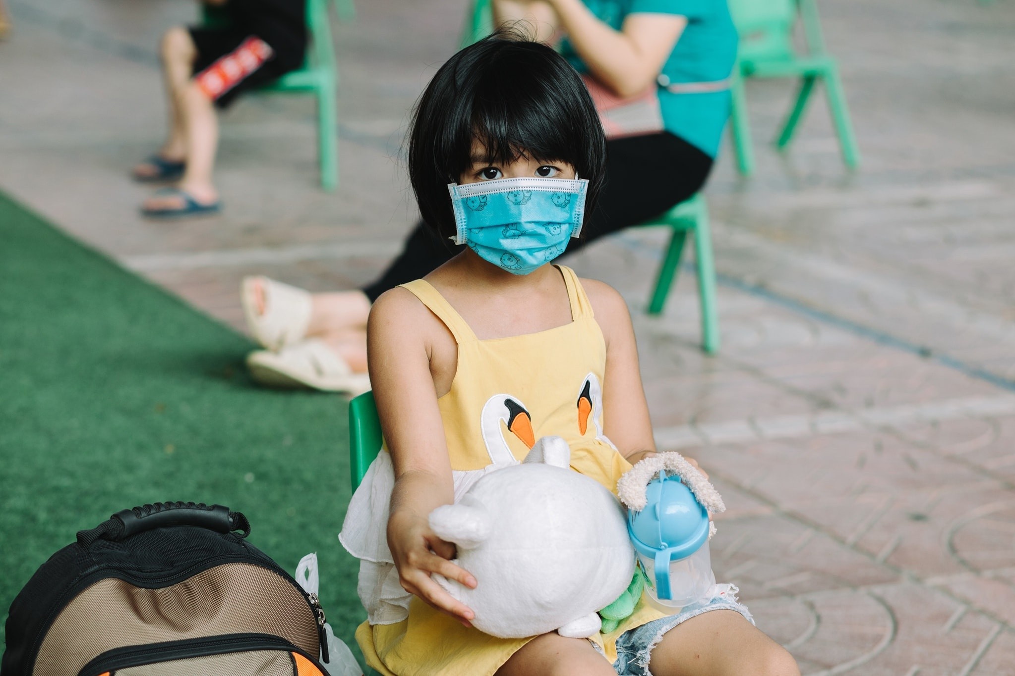 24 be 5 tuoi di cach ly tap trung o Bac Giang hinh anh