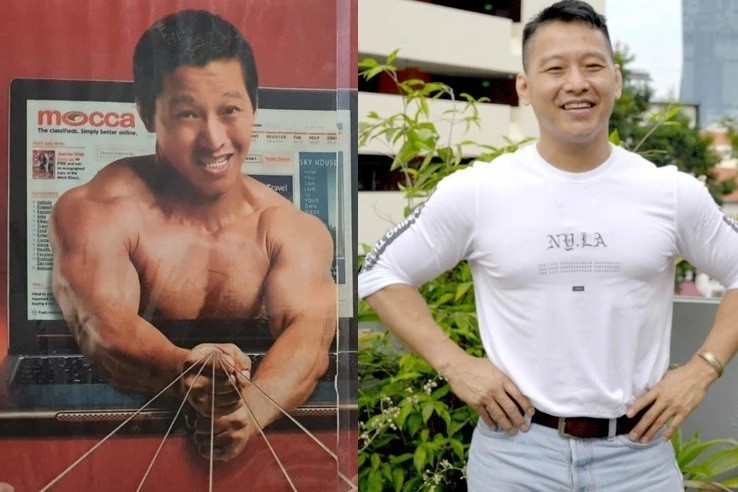 'Chang trai co bap' Viet thanh hien tuong mang o Singapore hinh anh