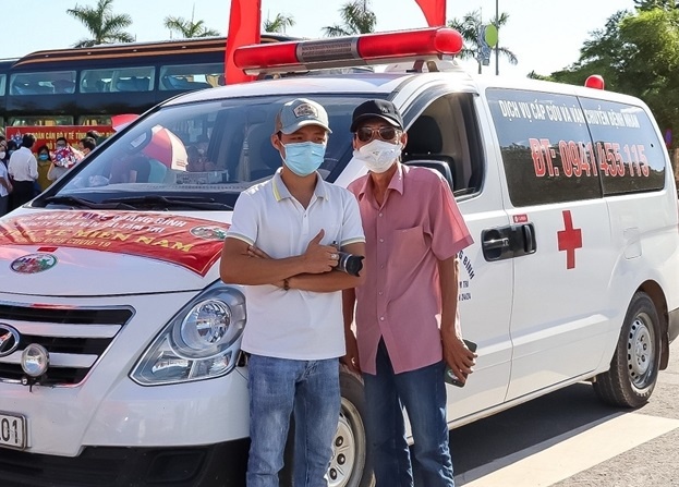 chay xe tu quang binh vao tphcm chong dich anh 1