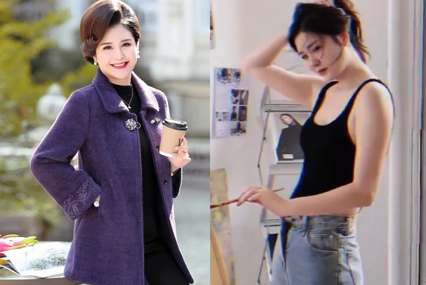 Nguoi mau chuyen vao vai 'ba thim' o Trung Quoc hinh anh