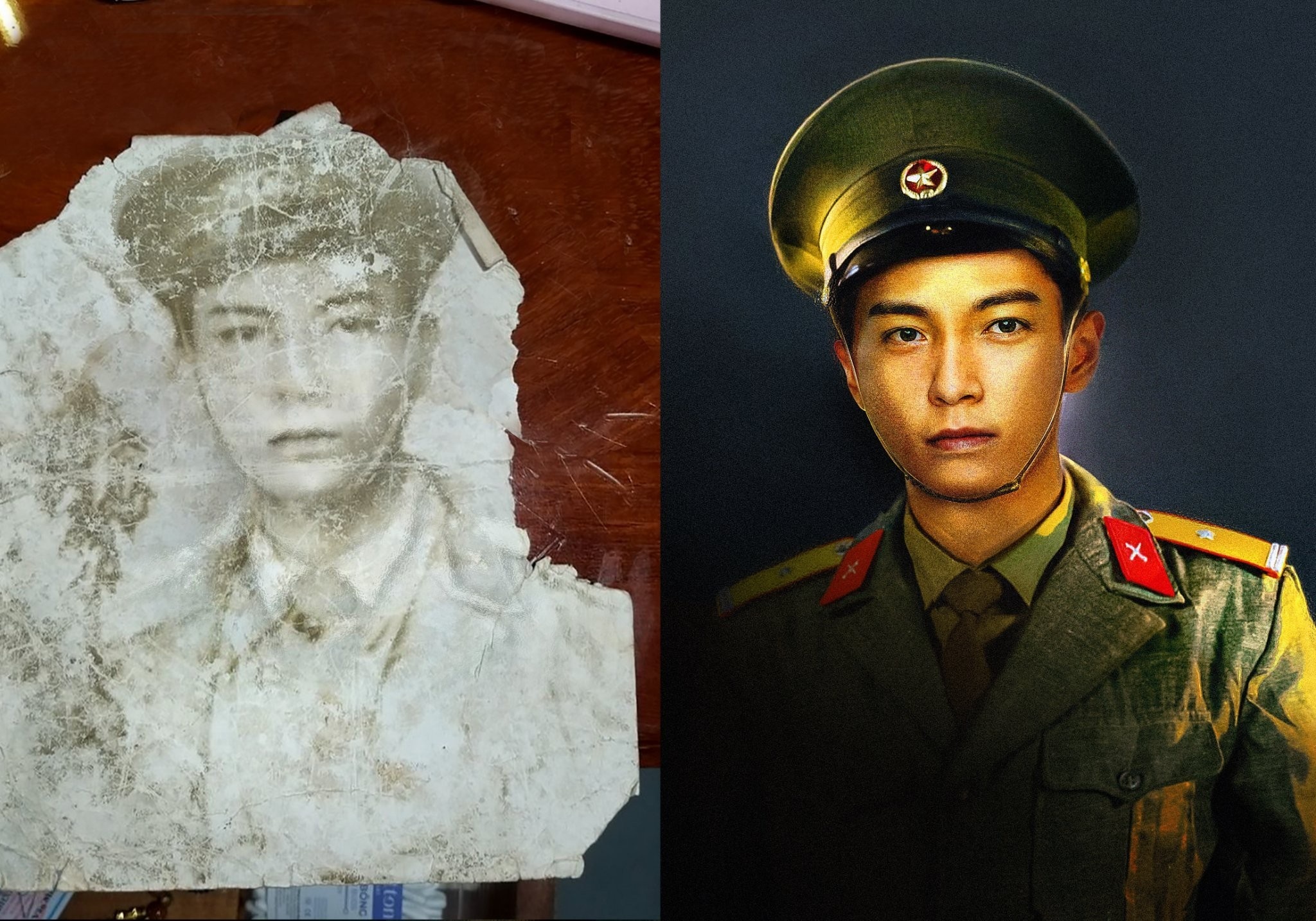 Nhung chang trai tre phuc dung mien phi hang tram buc anh liet si hinh anh