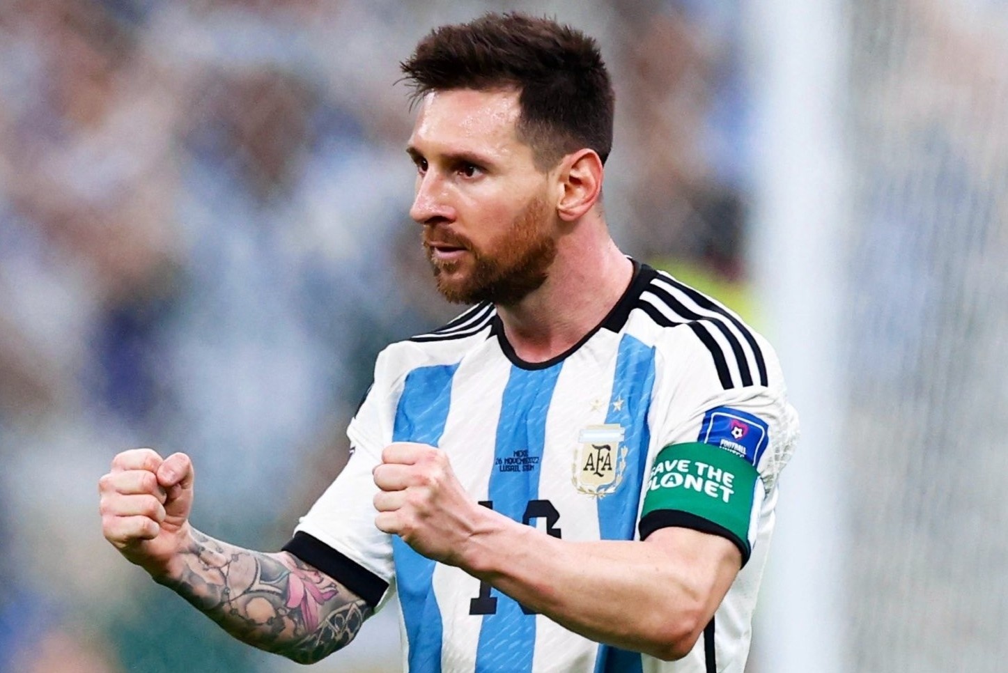 Y nghia cua nhung hinh xam tren co the Messi hinh anh