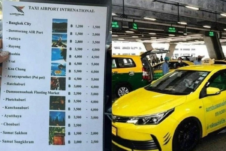 Tai xe Thai Lan bi cam don khach ca doi vi 'chat chem' du khach hinh anh