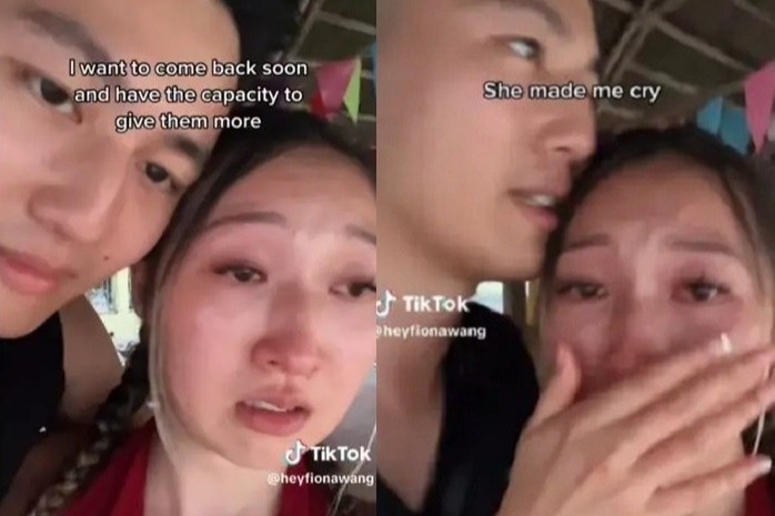 TikToker gay phan no vi clip khoc loc khi du lich Viet Nam hinh anh