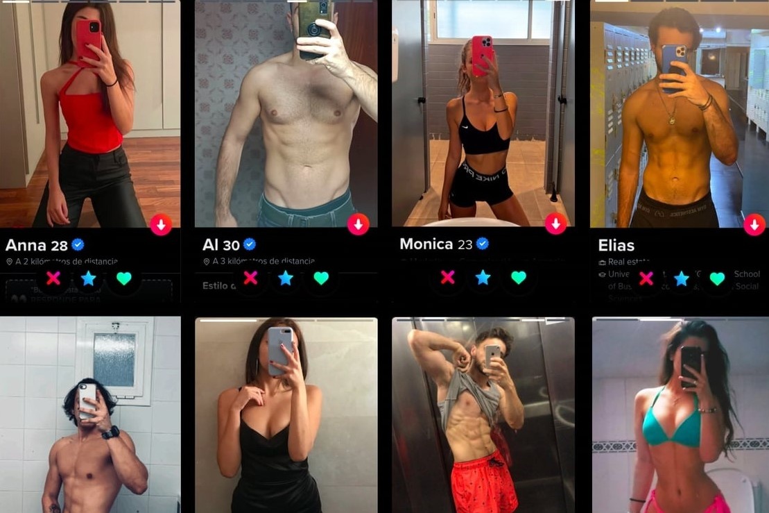 Su giong nhau ky la cua 1.572 buc anh tren Tinder hinh anh