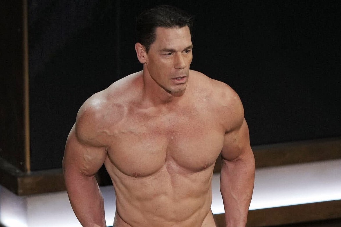 John Cena khoa than o Oscar 2024, sao moi nguoi lai bat cuoi hinh anh