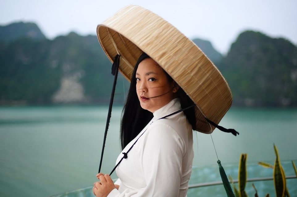 Nguoi phu nu goc Viet dau tien sap bay vao vu tru hinh anh