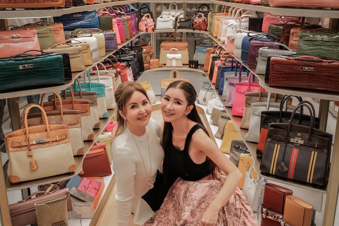 Can canh phong cua phu ba co nhieu tui Hermes Birkin nhat the gioi hinh anh