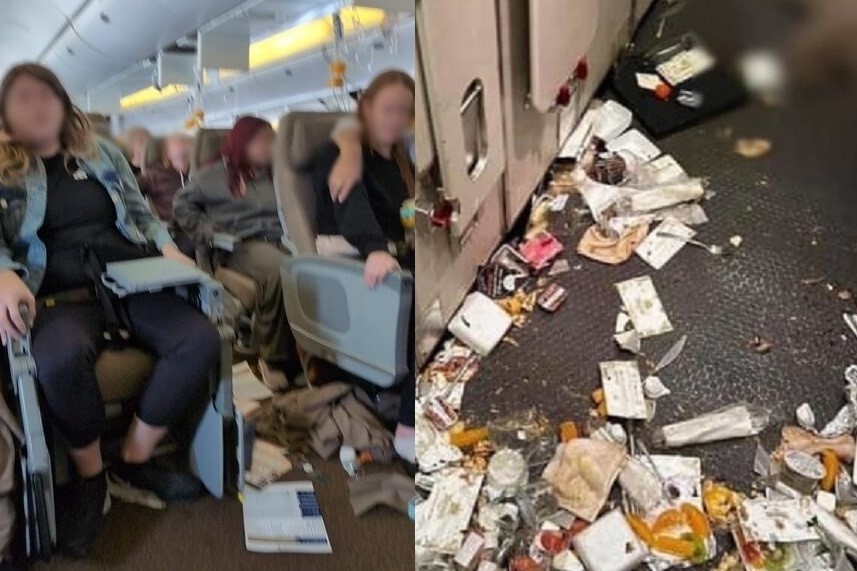 Thu cuu mang hanh khach khi may bay Singapore Airlines gap nan hinh anh