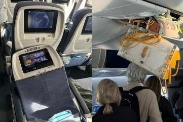 May bay Boeing bi nhieu dong soc, nhieu hanh khach gay xuong, dap dau hinh anh