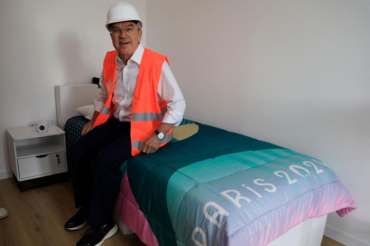 Thuc hu chiec giuong 'chong sex' o Olympic Paris hinh anh