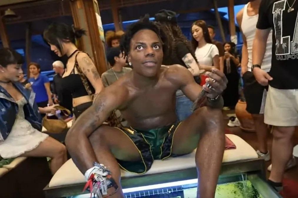 IShowSpeed gay tai nan, nga voi o Thai Lan hinh anh