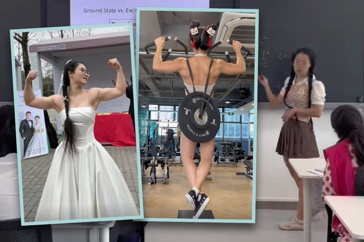 'Giao su co bap' gay sot o Trung Quoc hinh anh