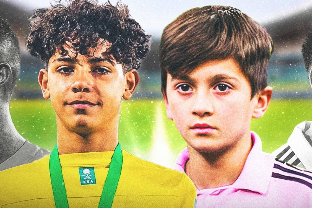 Ai thang trong cuoc dau giua con trai Messi va Ronaldo? hinh anh