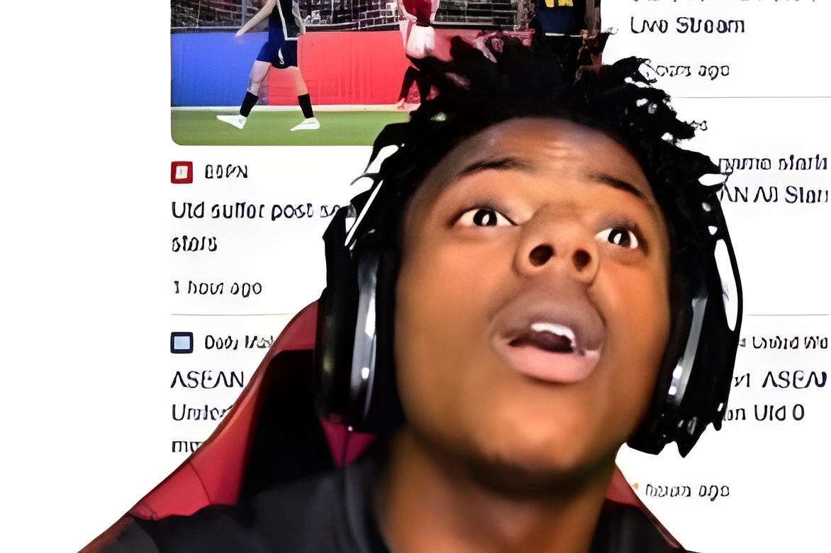 IShowSpeed 'phat dien' khi MU thua ASEAN All Stars hinh anh