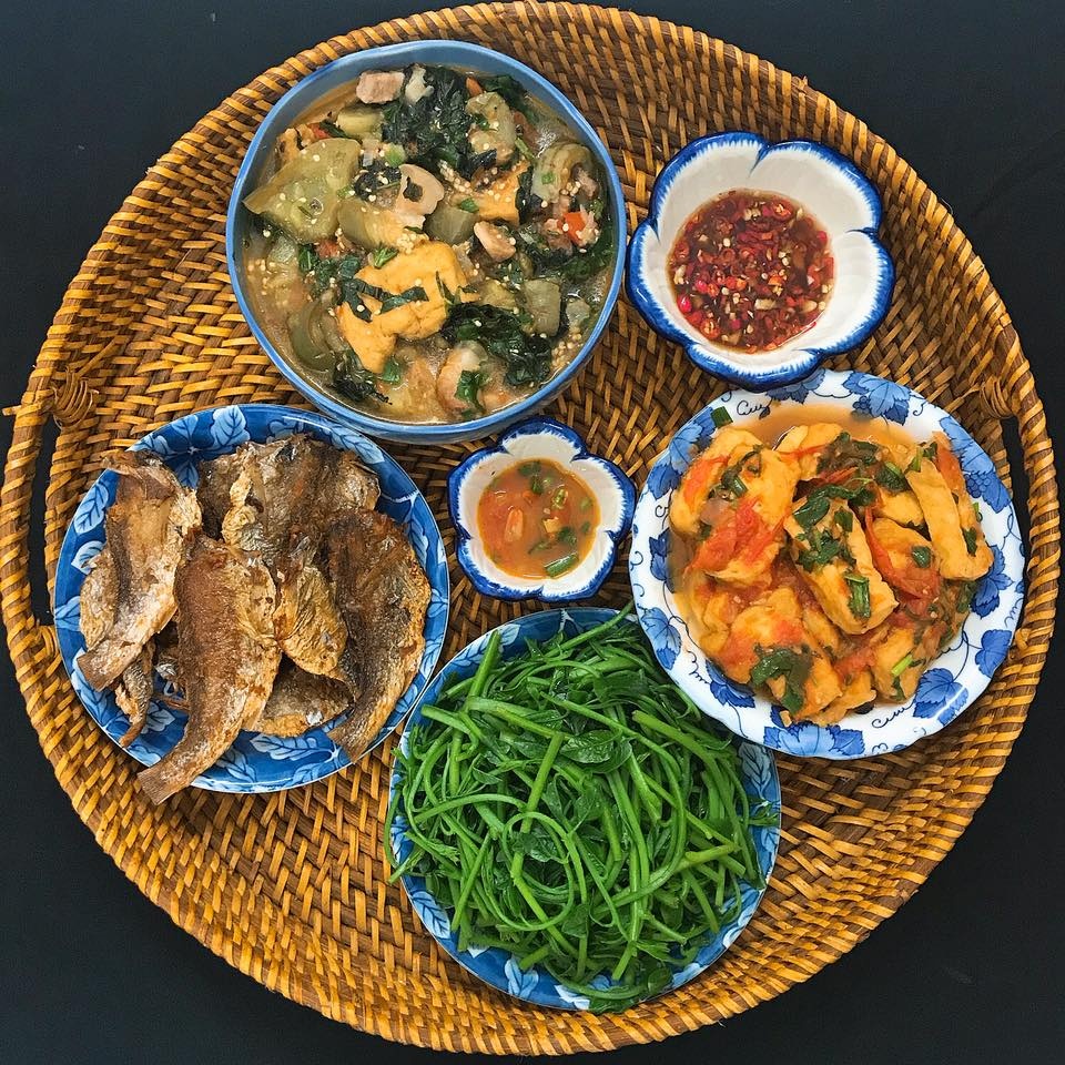 mam com gia dinh anh 1