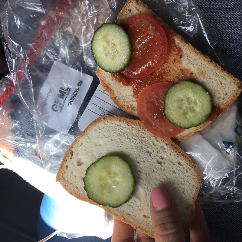 bữa ăn kinh khủng trên máy bay ảnh 5 bua an kinh khung tren may bay anh 5