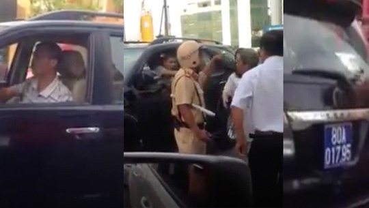 Tong cuc Hai quan len tieng vu xe bien xanh di nguoc chieu hinh anh