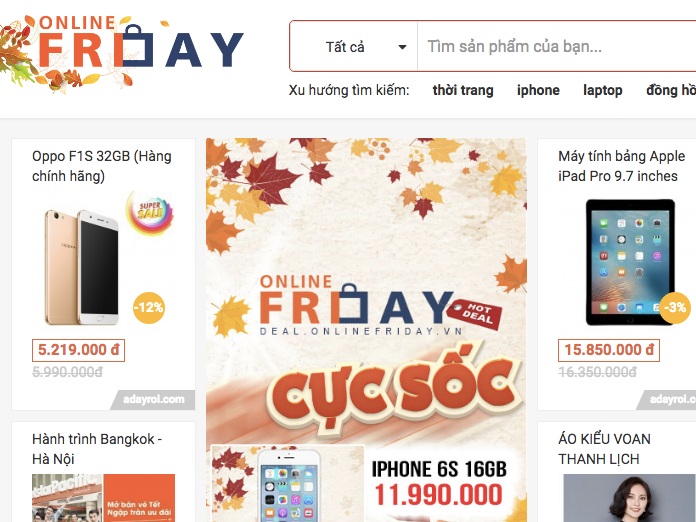 Online Friday nhan hang tram to cao khuyen mai ao hinh anh