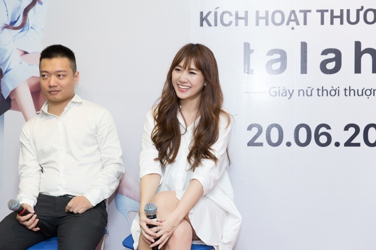 Thuong hieu giay cua Hari Won bi nhan vien to lua dao hinh anh