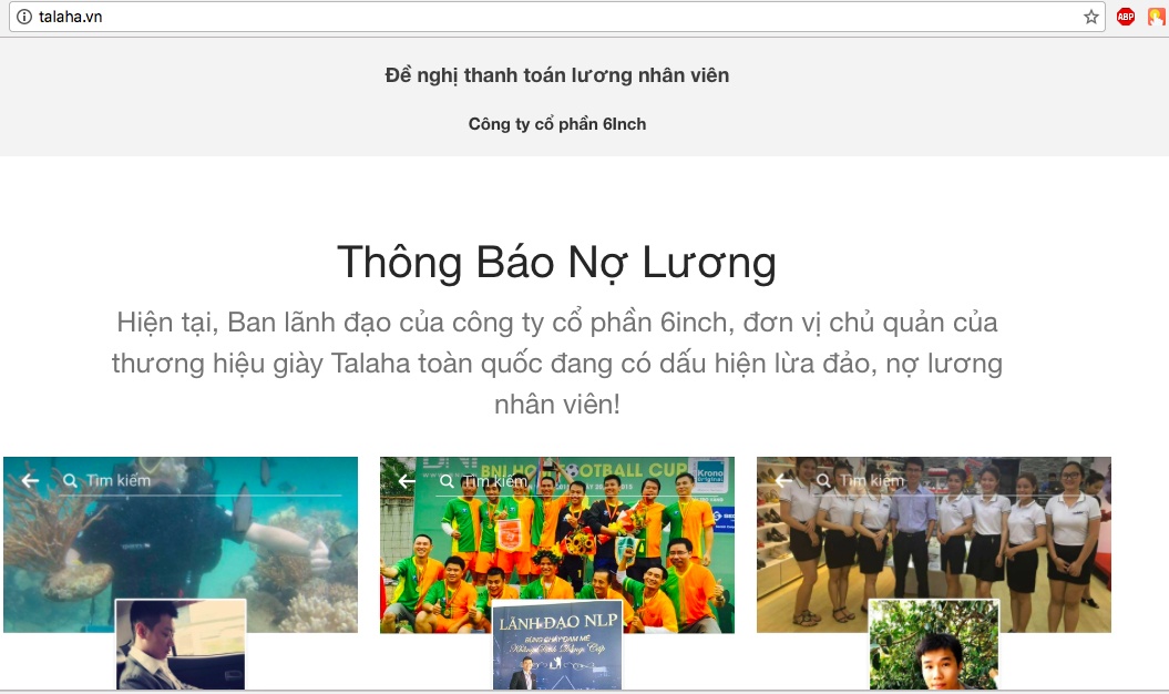 thuong hieu giay cua Hariwon bi to no luong anh 1