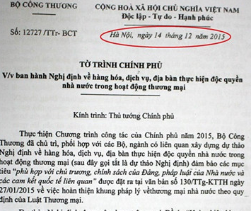 Bo Cong Thuong noi gi vu dung van ban thoi ong Vu Huy Hoang? hinh anh