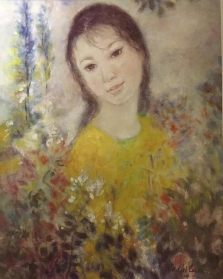 Le Thi Luu,  nu hoa si,  my thuat Dong Duong,  hoi hoa Viet Nam,  tranh phu nu anh 3