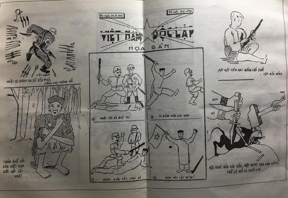 Bao Viet Nam doc lap,  cach mang thang 8,  Viet Minh,  cuop chinh quyen,  chinh phu lam thoi anh 2