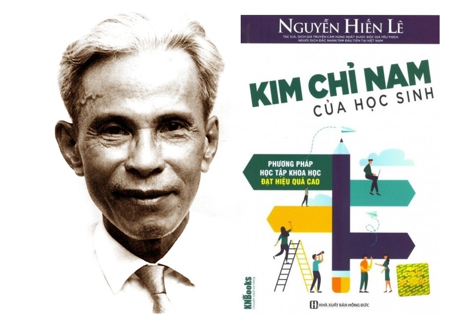 Hoc gia Nguyen Hien Le voi cuon sach day hoc sinh cach hoc hinh anh