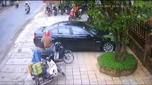 Di SH trom bia hinh anh